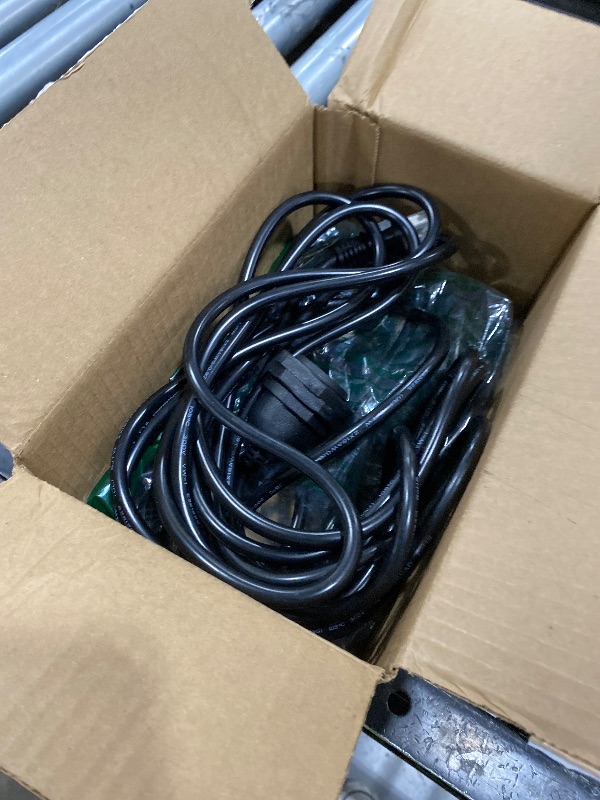 Photo 1 of 10 Feet Waterproof Wire Electric Light Socket, 1 Pack Outdoor Black Plug in Pendant Light, E26 E27 Socket for Vintage DIY Extension Cable Hanging Lamp