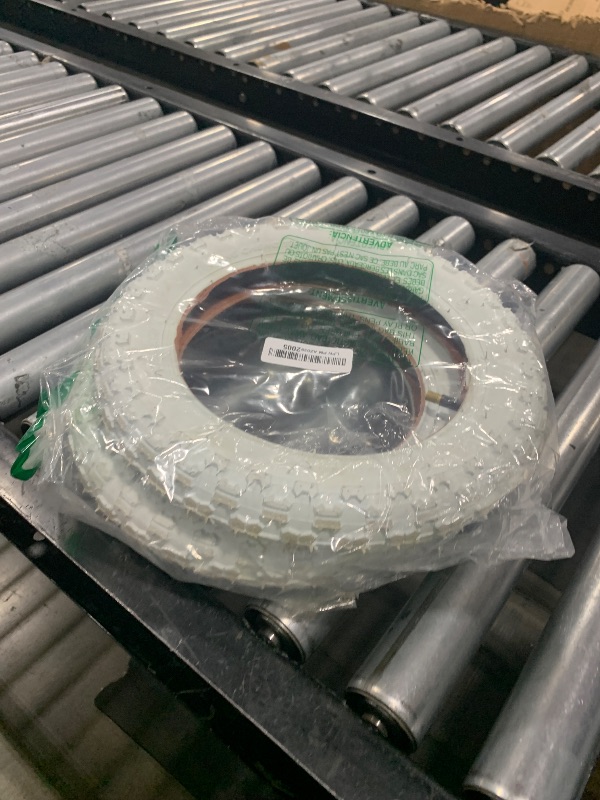 Photo 1 of (2 Sets) 12” x 2.125 Kids Bike Replacement White Tires and Tubes - Compatible with Most 12”-12.5” Kids Bikes Like RoyalBaby, Schwinn, and Dynacraft - Made from BPA/Latex Free Butyl Rubber