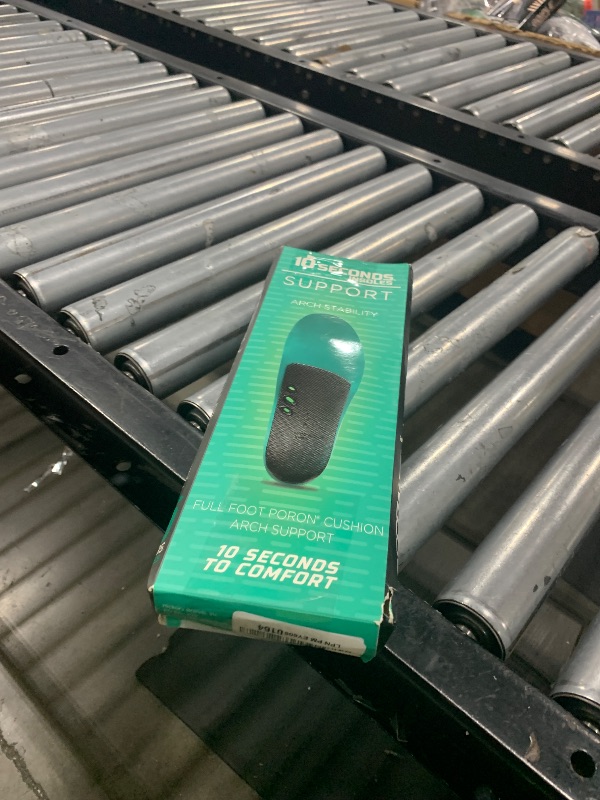 Photo 1 of 10 Seconds - 3720 Arch Stability Insole, Aqua, Unisex, 11.5/12