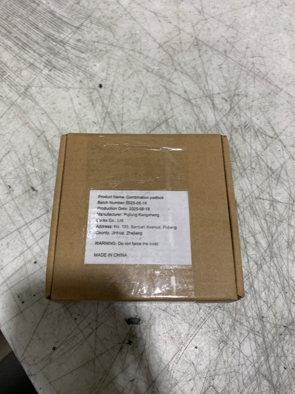 Photo 1 of 4 Digit Heavy Duty Combination Lock - 105mm Long Shackle Weatherproof Combination Padlock, Outdoor Combo Lock for Storage Units, Gym Lockers, Fence Gates & Shed Doors - Golden (2pcs, Long Shackle)