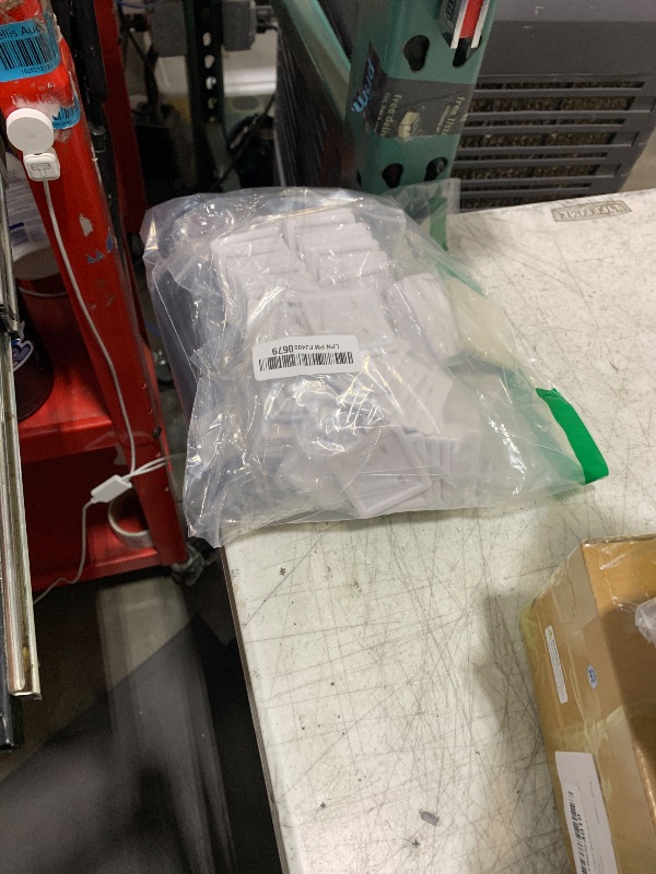 Photo 1 of 100 Set 2'' x 2'' Square Fridge Magnet Button Making Supplies for Badge Press Machine, DIY Square Photo Picture Magnet Button, Not Including Machine