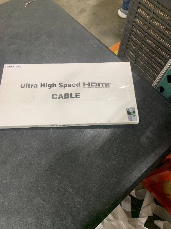 Photo 1 of 10K 8K HDMI 2.1 Cable 2-Pack 6.6FT, Highwings Certified 48Gbps Ultra High Speed Slim HDMI Cord,Support 4K@120Hz 8K@60Hz, HDCP 2.2&2.3, Dynamic HDR,eARC,DTS:X, Compatible with Roku TV/HDTV/PS5/Blu-ray