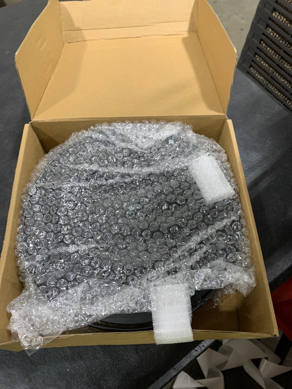 Photo 1 of [ 2 Pack ] 9" & 10" Black Wood Lazy Susan Organizers with Steel Sides, Lazy Susan Turntable for Cabinet, Kitchen Turntable Storage for Table, Countertop, Pantry