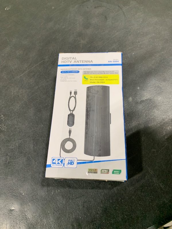 Photo 1 of 2800+ Miles TV Antenna Indoor, 360° Reception Digital Antenna for Smart TV and Old TVs, HD Antenna for Local Channels with Amplifier Signal Booster Support 4K 8K 1080p -38ft Thick Coaxial Cable