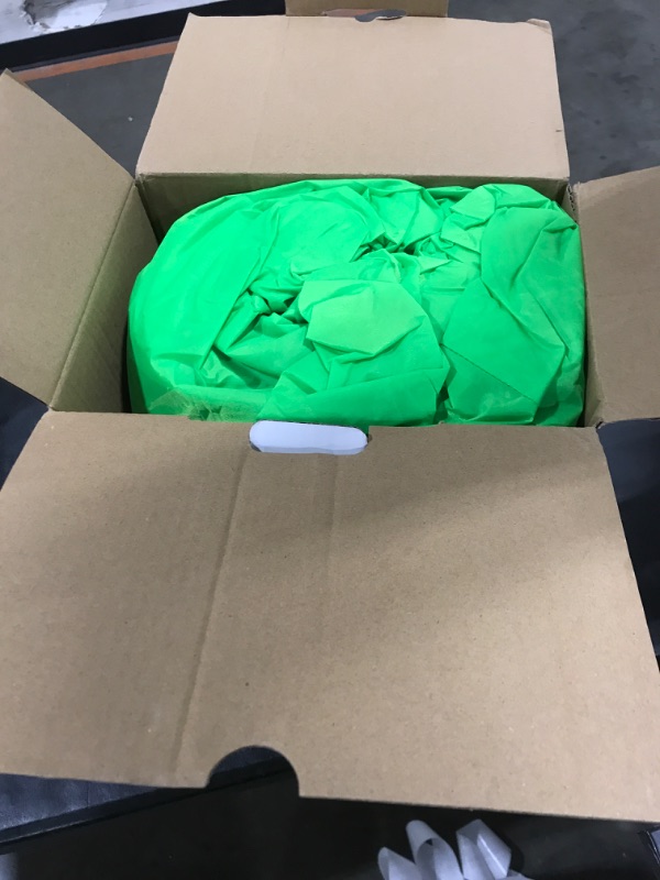 Photo 1 of 12FT Halloween Inflatables Giant Spider with 18 Built-in LED Lights and Magic Cube Light, Halloween Blowups for Yard, Garden and Lawn Outdoor Decoration (Green, 12FT)