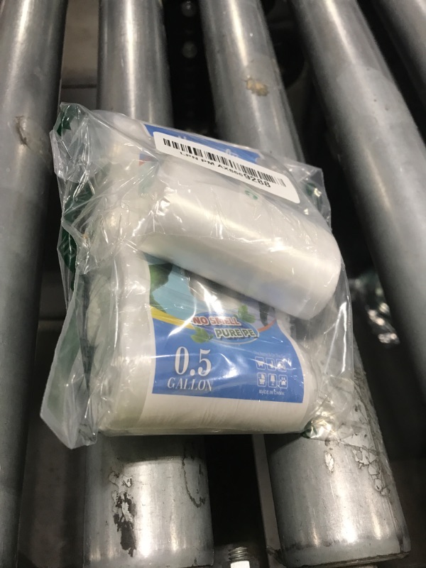 Photo 1 of 0.5 Gallon 250 pcs Mini Clear Trash Bags, Tiny Strong Garbage Bags,Small Plastic Bags for Desktop Trash Bin, Tiny Bathroom Trash Can Bin Liners,Mini Bags for Waste Basket Liner,Fit 2 Liters-Clear