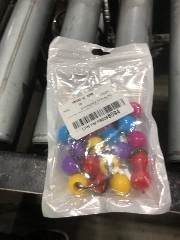 Photo 1 of 10 Pieces Hair Ties with Balls Bubble Hair Ties Bubble Ponytail Holders 80s 90s Hairs Tie with Bead Elastic Hairs Accessories for Women (Multicolor)