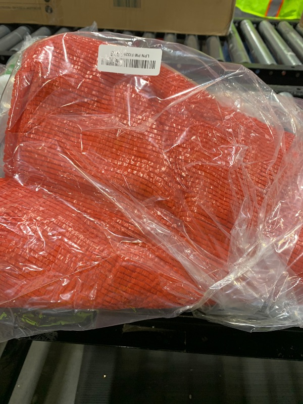 Photo 1 of 100 Pack 20'' x 14'' Mesh Onion Bags, Reusable Drawstring Fresh Produce Storage Bags for Onions, Vegetables, Potatoes, Citrus, Crawfish Firewood