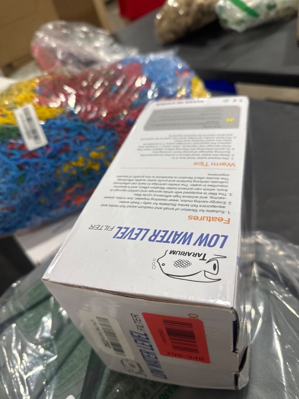 Photo 1 of 220GPH Turtle Filter for 20-45 Gal Tank, Small Turtle Filters 3-Stage Filtration for Freshwater Saltwater Cloudywater, Ultra-Quiet and Flow Adjustable for Fish Turtles Shrimps Amphibians Frogs