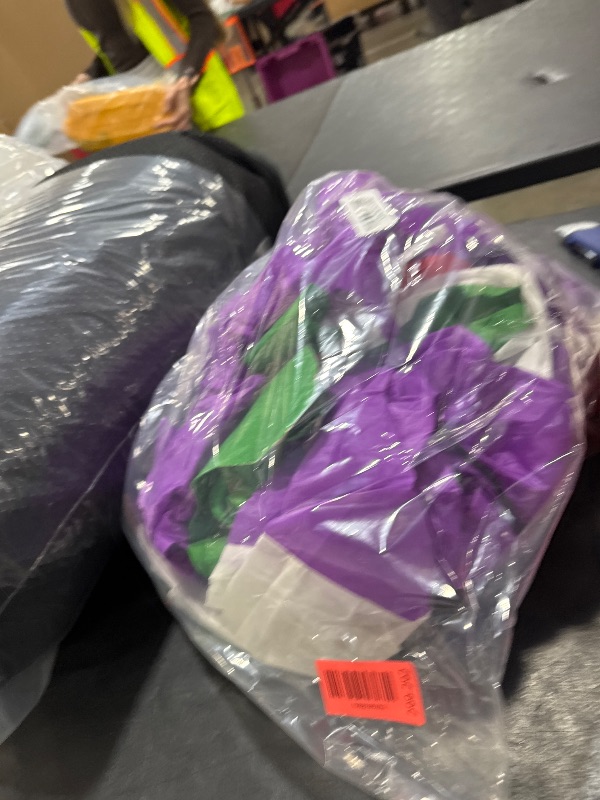 Photo 1 of 3.9 Ft Halloween Inflatables Scary Clown Broke Out from Window, Halloween Blow Up Clown with Build-in LED Lights, Halloween Decorations Window for Outdoor, Indoor Party