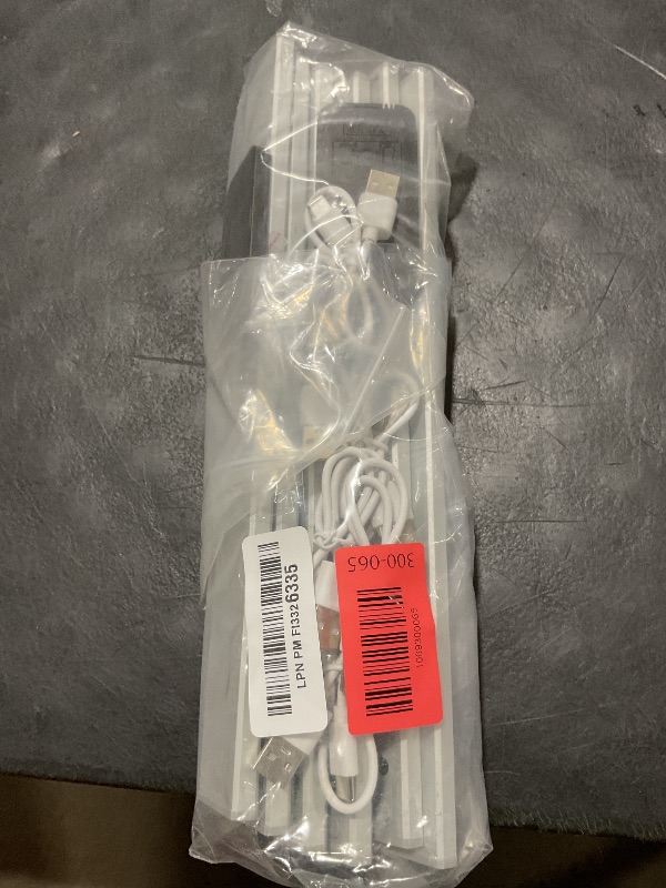 Photo 1 of 12" Ultra-Thin Under Cabinet Lighting Wireless, Aluminum Alloy Under Counter Lights for Kitchen, 3-Color-Temps Magnetic Closet Lights, Rechargeable Motion Sensor Light Indoor (6 Pack, Silver)