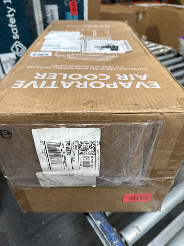 Photo 1 of ** MISSING CHARGER**Feculs Portable Windowless Air Conditioners, 3-IN-1 Swamp Cooler, Evaporative Air Cooler, 6 Speeds & 3 Modes, 3-Gal Water Tank for Cooling, 20 FT/S Remote Control, Portable Air Cooler for Indoors