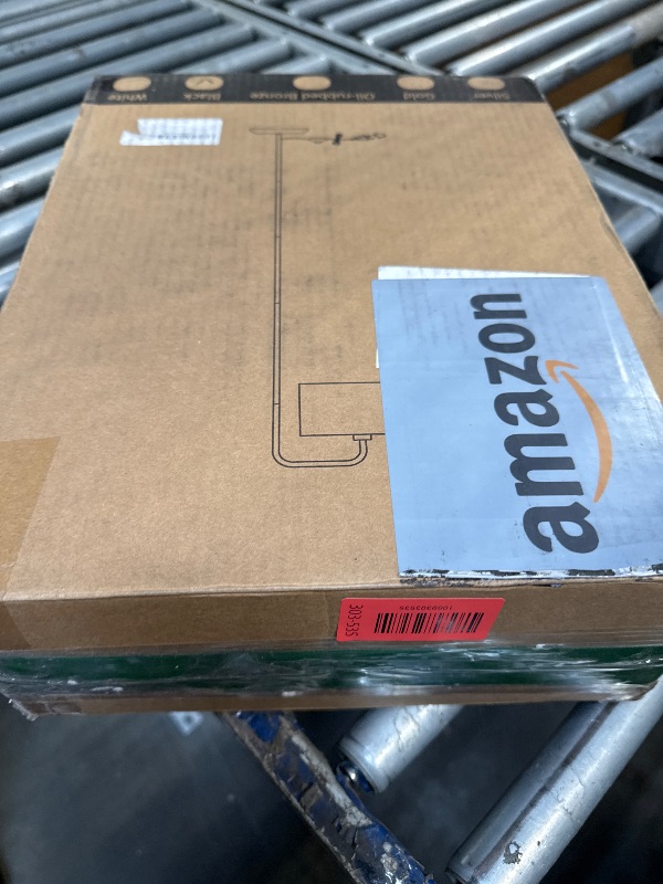 Photo 1 of [Upgraded] LED Floor Lamp for Living Room, 3 Color Temperature Floor Lamp with Foot Switch Modern Standing Lamp Tall Pole Floor Reading Lamp for Bedroom, Study Room, Office, 9W Bulb Included, Black