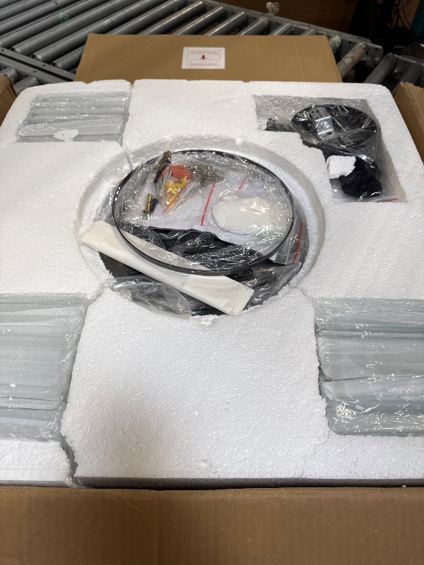 Photo 1 of **Untested**
brfaixla 4-Tiers 23.6" Black Modern Crystal Chandelier 12-Light Crystal Pendant Ceiling Light Fixture Hanging Lighting for Entryway Dining Room Bedroom Living Room Foyer High Ceiling