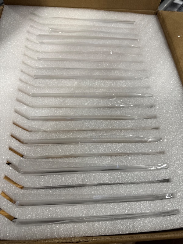 Photo 1 of *** MISSING 3 GLASSES AND LIDS**WHEATHUSK 20 Pack Sublimation Glass Cups Frosted 16oz Blanks Sublimation Borosilicate Glasses Tumbler with Bamboo Lids and Straws for Beer, Juice, Soda, Iced Coffee, Drinks