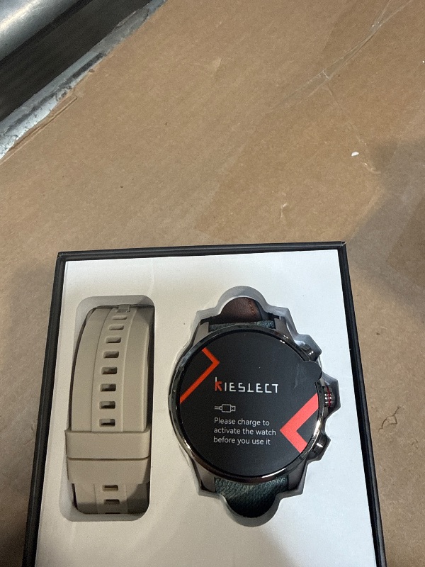 Photo 1 of *MISSING CHARGER**
Smart Watch for Men Women with GPS, Make/Answer Calls, 1.5" AMOLED Fitness Tracker with Heart Rate SpO2 Monitor, 5ATM Waterproof, Sleep & Activity Tracking Smartwatch for Android Phones iPhone
