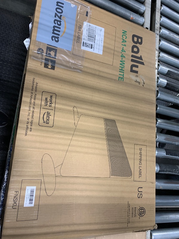 Photo 1 of *** WITHOUT SUPPORT BASE*** Ballu Convection Panel Space Heater for Large Room,1500W Electric Heater with Programmable Thermostat,WiFi App Control,Standing or Wall Mount,Smart Quiet Heater for Indoor Use,Works with Alexa,White