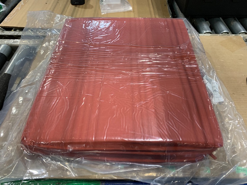 Photo 1 of *** 2 PACK *** Fashion Waterproof Couch Cushion Cover Non Slip Sofa Seat Cover Brick Red Sofa Slipcovers, 18.5x16x3inch