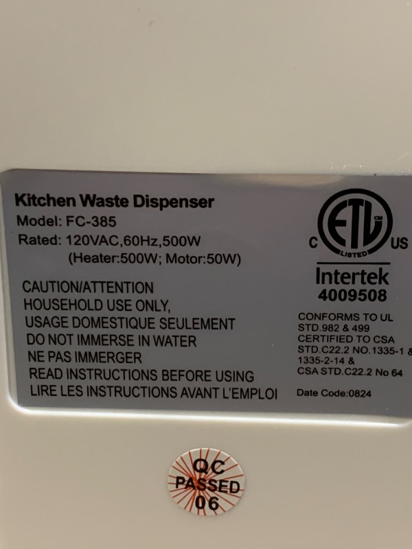 Photo 1 of YXKJZHF Electric Kitchen Composter, Odorless Electric Compost Bucket, Convert Food Waste and Residue into Compost