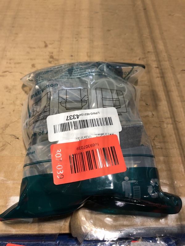 Photo 1 of 1" x 1.75" Rectangular Chair Leg Floor Protectors, Chair Foot Protectors for Wood Floors, Chair Leg Protectors for Hardwood Floors, Anti-Scratch & No Noise. 16 Pcs Clear