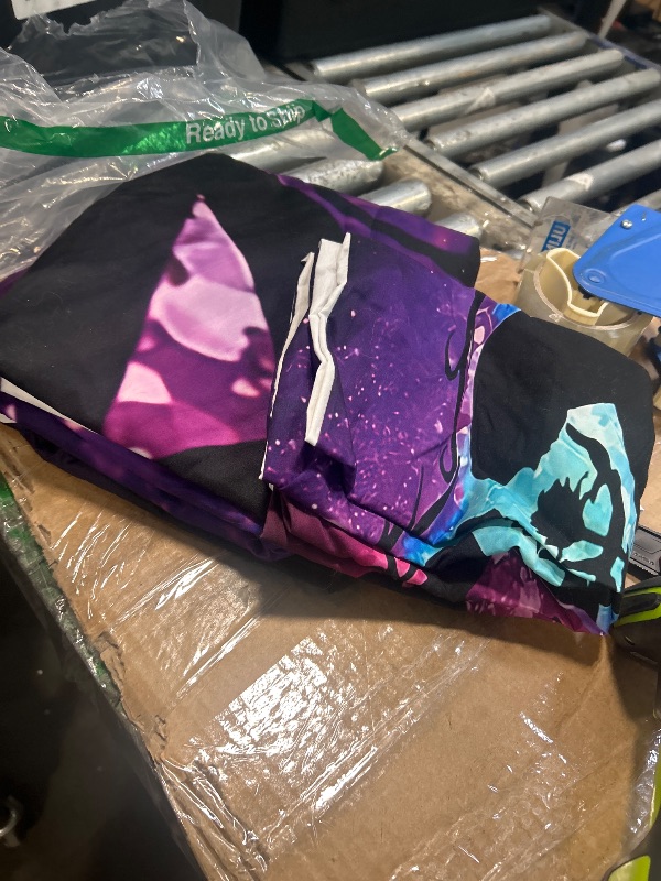 Photo 1 of ****SIMILAR ITEM***
Ankeyoo 3pcs Nightmare Christmas Duvet Cover Sets, Jack and Sally Rose Decor,100% Microfiber Galaxy Bedding Set with Pillow Shams 3PCS Bedding, No Comforter (King (U.S. Standard))