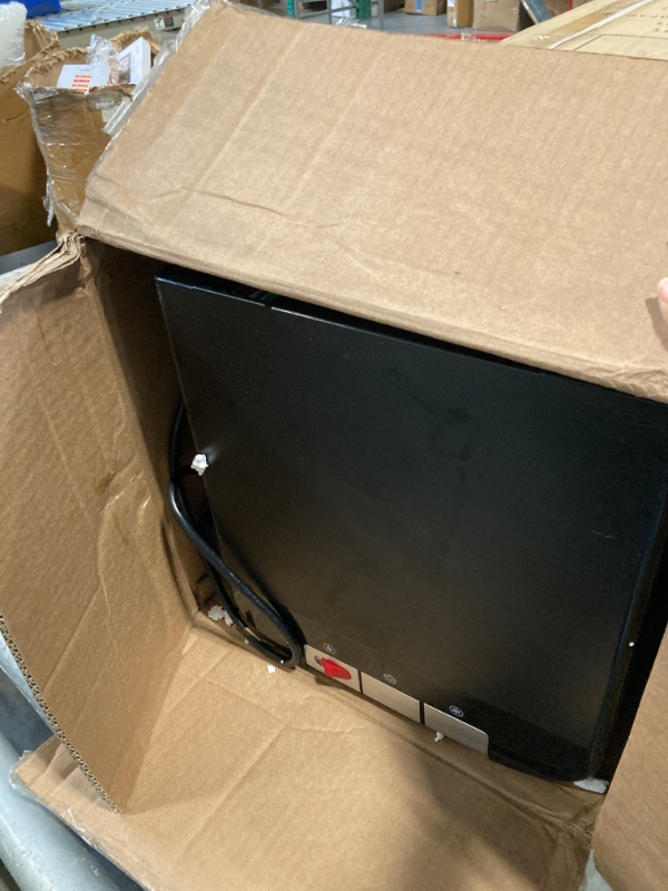 Photo 1 of **DOES NOT TURN ON *****Brio Bottom Loading Water Cooler Dispenser for 5 Gallon Bottles - 3 Temperatures with Hot, Room & Cold Spouts, Child Safety Lock, LED Display with Empty Bottle Alert, Stainless Steel