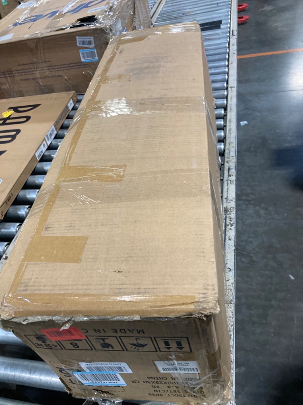 Photo 1 of ***UNKNOWN SIZE***Christmas Tree, Christmas Decorations , Pre-lit Artificial Christmas Tree with Snowy White PVC Branches, Flodable Metal Stand?Easy Assembly