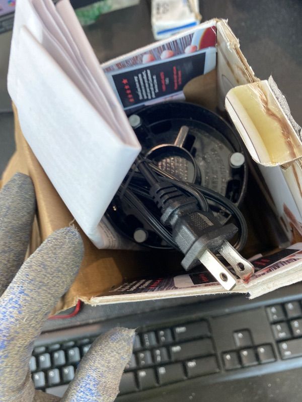 Photo 1 of ***MISSING LID*** BLACK+DECKER One Touch Coffee Grinder, 2/3 Cup Coffee Bean Capacity, Spice Grinder, One Touch Push-Button Control -150 Watts -Stainless Steel Blades