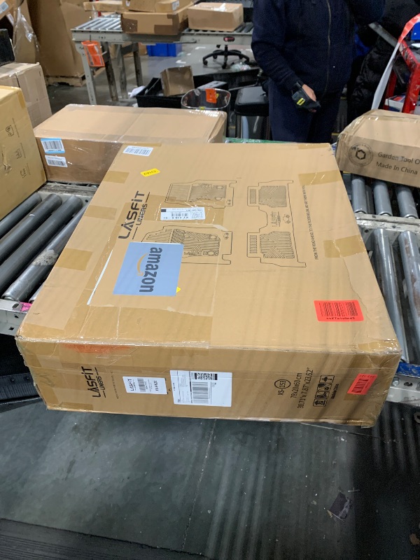 Photo 1 of *MINOR DAMAGE - USED*
LASFIT Floor Mats for Honda HRV 2016 2017 2018 2019 2020 2021 2022, All Weather TPE Custom Fit HR-V Floor Liner Accessories, 1st & 2nd Row, Black