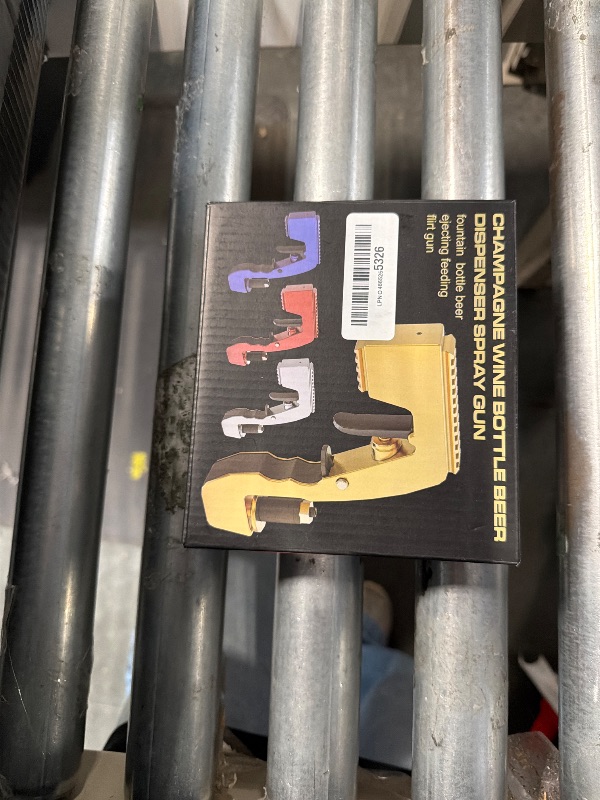 Photo 1 of *USED*
UPOFI Champagne Gun?Champagne Gun for Parties - Lightweight Plastic Sprayer with Adjustable rubber plug?Portable &Safe Beer Shooter for Birthdays, Weddings?Easy Clean & Reusable(Gold)