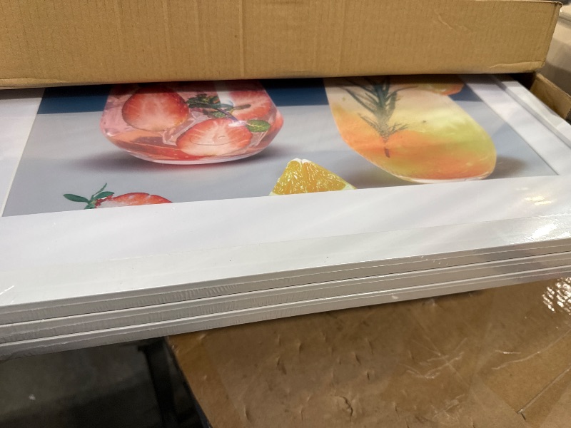 Photo 1 of ** FACTORY SEALED ** THREELOVE 22x22 Frame White, Display Picture 18x18 with mat or 22x22 Without mat, Photo Poster Picture Frame Wall Mounting Home Decor, 3 PCS
