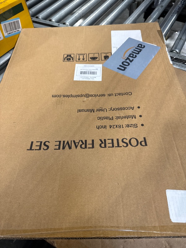 Photo 1 of ** FACTORY SEALED ** ENJOYBASICS 18x24 Picture Frame, Display Poster 16x20 with Mat or 18 x 24 Without Mat, Wall Gallery Photo Frames, White, 2 Pack