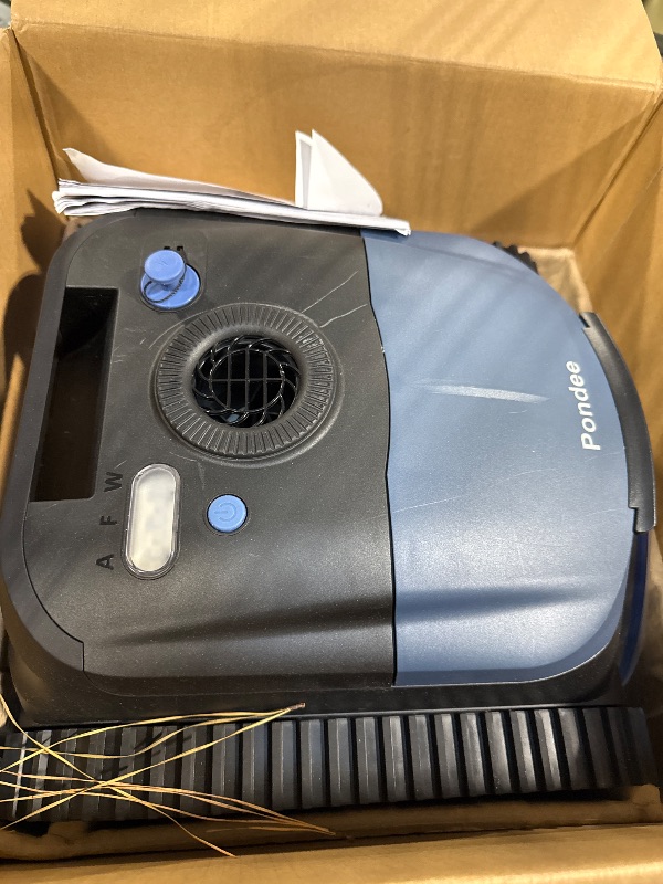 Photo 1 of ** DIRTY AND SCRATCHED ****Pondee X5 Cordless Robotic Pool Cleaner, Wall & Waterline Cleaning, Smart Navigation, Smart Precision Docking™, 180Mins Runtime, 4 Cleaning Modes, Pool Vacuum for Inground Pools up to 3,229 sq.ft