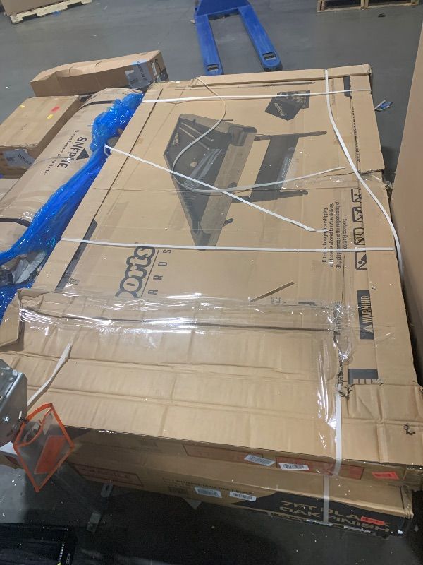 Photo 1 of ***UNTESTED/FACTORY SEALED***
GoSports 7 ft Portable Pool Table - No Assembly Required Folding Billiard Table in Oak