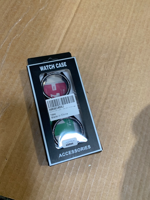 Photo 1 of [2Pack] RICHONE Compatible with Samsung Galaxy Watch 5/Galaxy Watch 4 40mm Screen Protector FE Watch Case,Bling Diamonds All-Around Protective Soft Cover Accessories(BlackX2, Galaxy Watch FE/5/4-40mm)