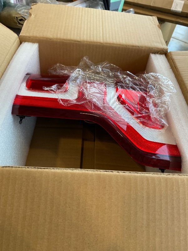 Photo 1 of *UNTESTED*
BeamTrack Tail Lights Assembly Compatible with 2018 2019 2020 Ford F-150 Left Driver Side Rear Light Brake Lamp Taillight with Bulb and Harness Replace JL3Z13405H