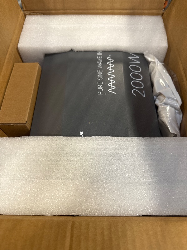 Photo 1 of *USED*
2000 Watt Pure Sine Wave Inverter 12v DC to 110v 120v AC Converter,4000W Peak Power Inverter with 4 AC Outlets,USB Port,Type-C,Remote Control LCD Display for Truck, RV, Vehicles, Solar Off-Grid