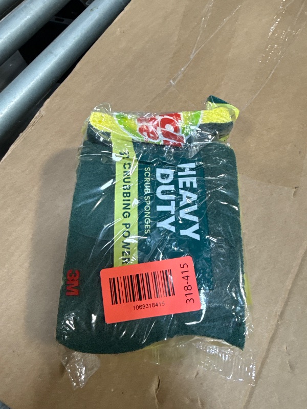 Photo 1 of **ONLY 7 PACKS***Scotch-Brite Heavy Duty Scrub Sponge, 9 Kitchen Sponges Designed for Tough Messes in the Kitchen that Last 3X Longer*, Best for Cast Iron Skillets and Outdoor Grills, Flexible, Durable, and Strong