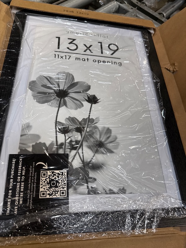 Photo 1 of ** SIMILAR IMAGE**Homeforia 14x17 Picture Frame Black, High End Metal 14 x 17 Poster Frames with Mat 11 x 14 for Photo, 14x17 Black Frame Matted to 11x14 inch Print, 17x14 Thin Frame, Tempered Glass, Wall Kit, Set of 1