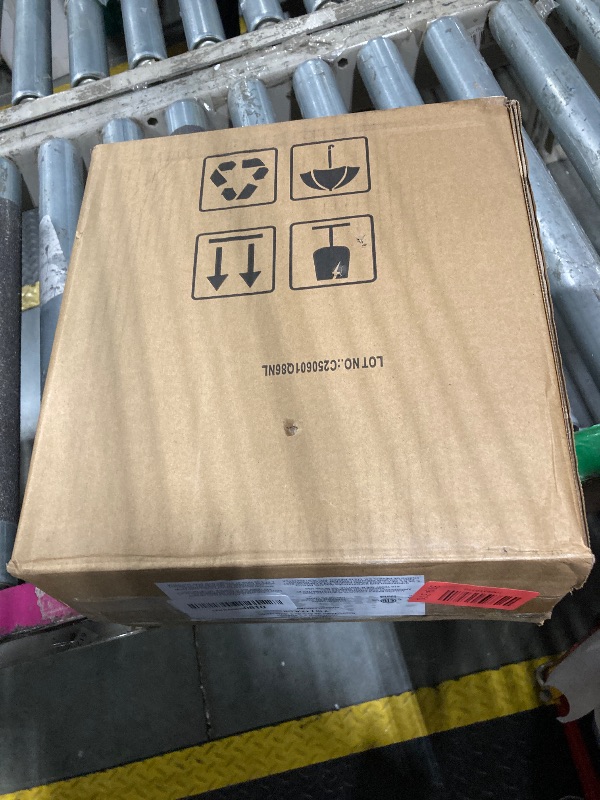 Photo 1 of *UNTESTED*
Amazon Basics Air Circulator Fan, Desk Fan for Bedroom, Home and Office, With 90-Degree Tilt Head, 3 Speed Settings, Lightweight (3 LBS), 35 Watts, Black, 11.1"W x 6.3"D x 10.9"H