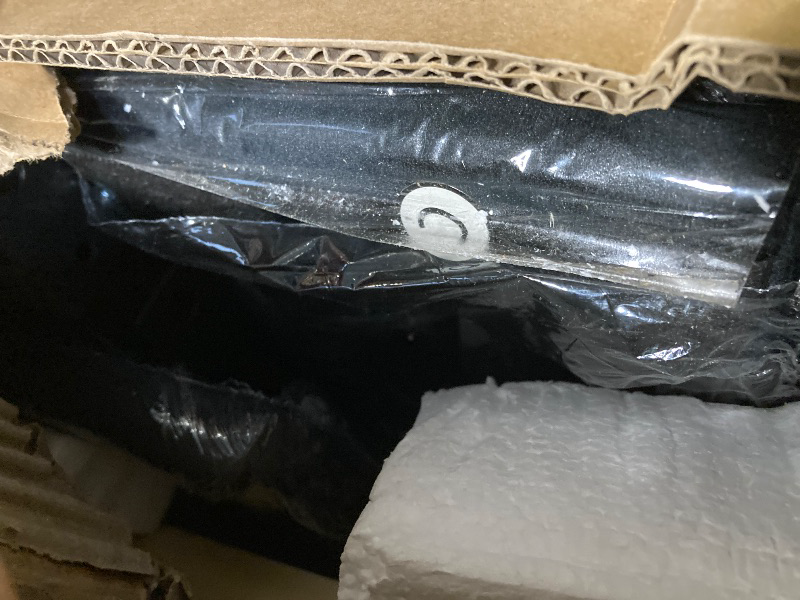 Photo 1 of **SIMILAR NOT EXACT**
Allewie King Bed Frame Platform Bed with Fabric Upholstered Headboard and Wooden Slats Support, Fully Upholstered Mattress Foundation/No Box Spring Needed/Easy Assembly, Dark Grey