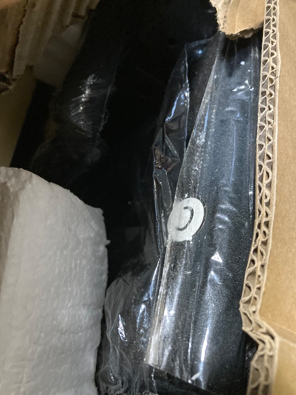 Photo 1 of **SIMILAR NOT EXACT**
Allewie King Bed Frame Platform Bed with Fabric Upholstered Headboard and Wooden Slats Support, Fully Upholstered Mattress Foundation/No Box Spring Needed/Easy Assembly, Dark Grey