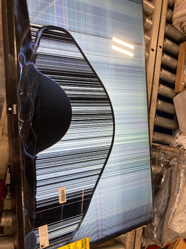 Photo 1 of **SCREEN DAMAGED**
Roku Smart TV 2025 – 40-Inch Select Series, 1080p Full HD TV – Roku TV with Voice Remote – Flat Screen LED Television with Wi-Fi for Streaming Live Local News, Sports, Family Entertainment