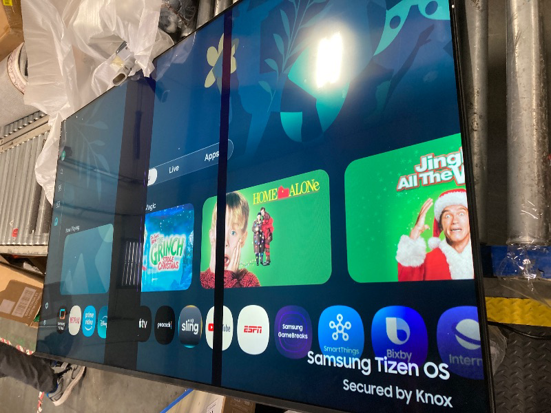 Photo 1 of **SCREEN BROKEN**
Samsung 65-Inch Class Crystal UHD U8000F 4K Smart TV (2025 Model) Endless Free Content, Crystal Processor 4K, MetalStream Design, Knox Security, Alexa Built-in