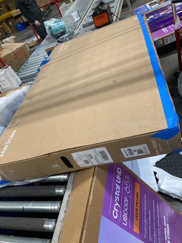 Photo 1 of **SCREEN BROKEN**
Samsung 65-Inch Class Crystal UHD U8000F 4K Smart TV (2025 Model) Endless Free Content, Crystal Processor 4K, MetalStream Design, Knox Security, Alexa Built-in