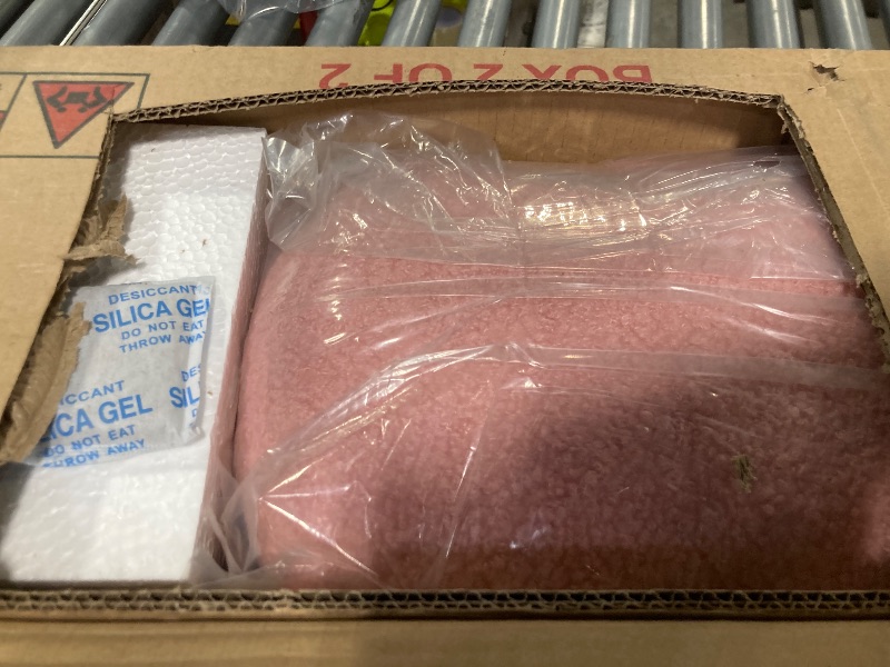 Photo 1 of **partial set**
Merax Twin Bed Frames with Arch Shaped Headboard, Pink Fleece Cloud Upholstered Bed Frame, Twin Floor Bed Frame with Solid Wood Slats, No Box Spring Required, Noise-Free, Easy Assembly