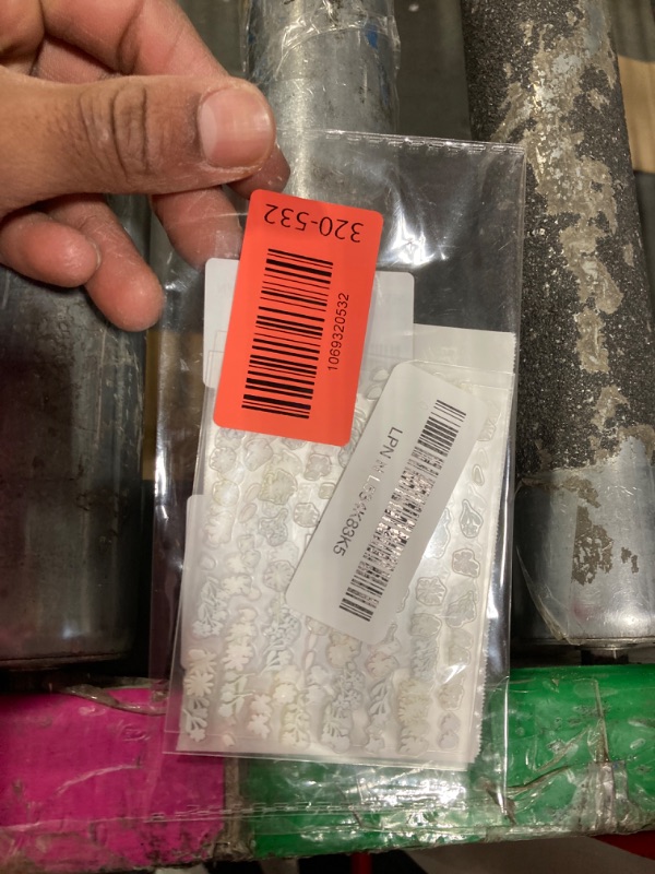 Photo 1 of ???2?Sheets Colorful Spring Wildflower Nail Stickers for Women Stylish 3D Relief Floral Manicure Art Decals Exquisite DIY Art Stickers for Nail Enthusiasts