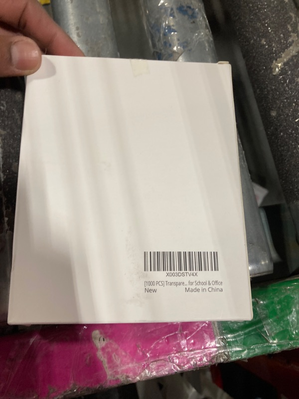 Photo 1 of [1000 PCS] Transparent Sticky Notes, 6 Sizes Clear Sticky Notes Pads, Waterproof Self-Adhesive Translucent Sticky Notes for Annotating Books, See Through Sticky Notes for School & Office