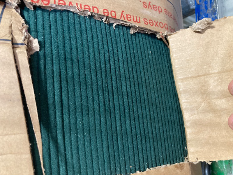 Photo 1 of **partial set**
WHGBJA 79" Convertible Sleeper Sofa Bed with Cylindrical Pillow, Corduroy Folding Mattress Couch with Fixed-Shape Frame, Floor Sofa Lounge Couch for Living Room Bedroom Lounge Studio (Green)