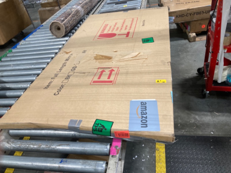 Photo 1 of **partial set **
InfiniGlass Home Gym Mirror - 55x28 Inch, 3PCS Frameless Tempered Glass Full Body Mirror for Wall Mount - Ideal for Yoga, Workout, Bedroom, Dance Studio (Silver)